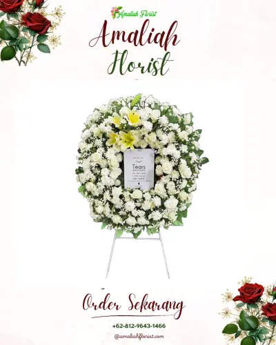 Krans Bunga Duka Cita di Surya Bahari